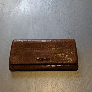 Miu Miu portfolio wallet